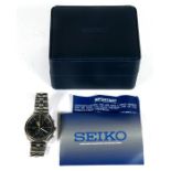 A Seiko Chronograph Automatic wristwatch with original box and paperwork.Condition Report Does not