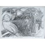 Nancy Baldwin (b1935) - Study for Nijinsky Painting- signed & dated 1984 lower right, with