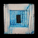 A Catriona McCleod (b1946) Studio Pottery wall plaque, 26cms (10.25ins) wide.