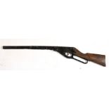 A child's Daisy cork gun, 76cms (30ins) long.