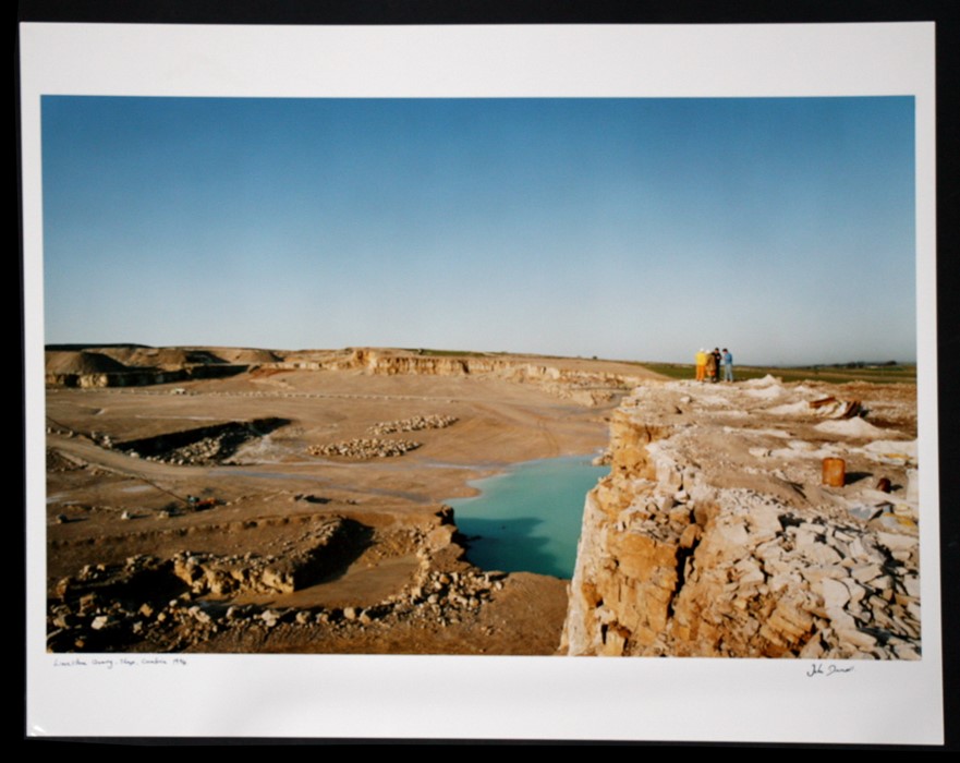 John Darwell (modern British) two signed colour photographs - Limestone Quarry, Cumbria - and - Ship - Image 3 of 3