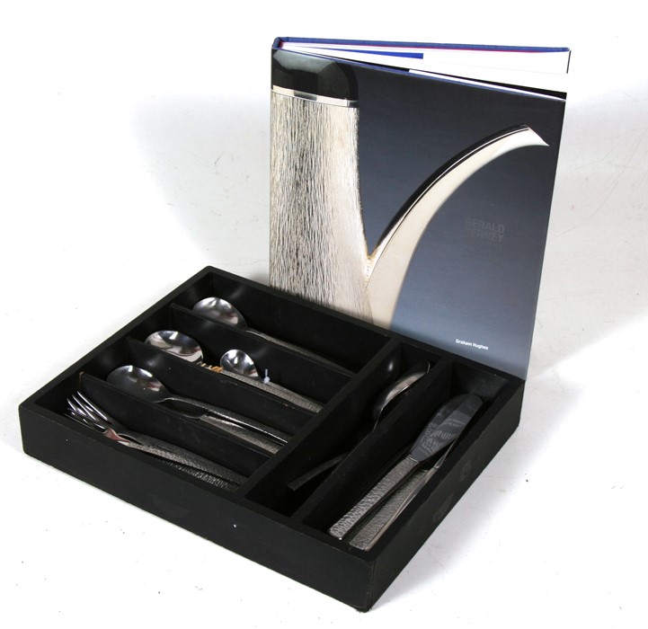 A set of Viners Studio pattern stainless steel cutlery, designed by Gerald Benney; together with the