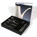 A set of Viners Studio pattern stainless steel cutlery, designed by Gerald Benney; together with the
