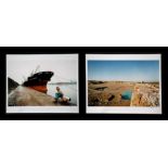 John Darwell (modern British) two signed colour photographs - Limestone Quarry, Cumbria - and - Ship