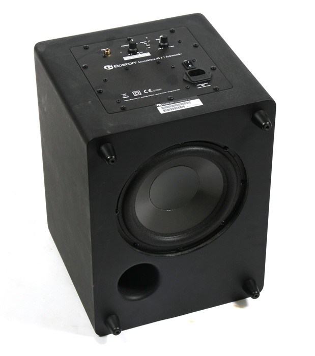 A Boston SoundWare XS5.1 Subwoofer, model no. 'AXJ006442' (PAT tested).