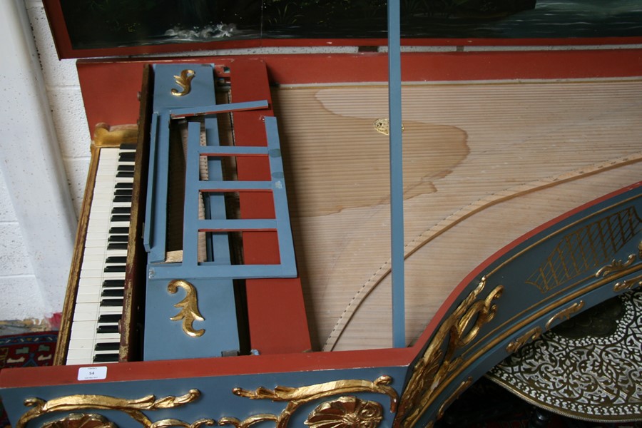 An 18th century style single manual harpsichord replica based on Joannes Dulcken's (Atwerpen) - Image 27 of 27