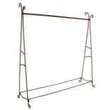 A 19th century wrought iron Game hanger in five sections. Overall 1.8 metres (6 feet) wide by 1.8
