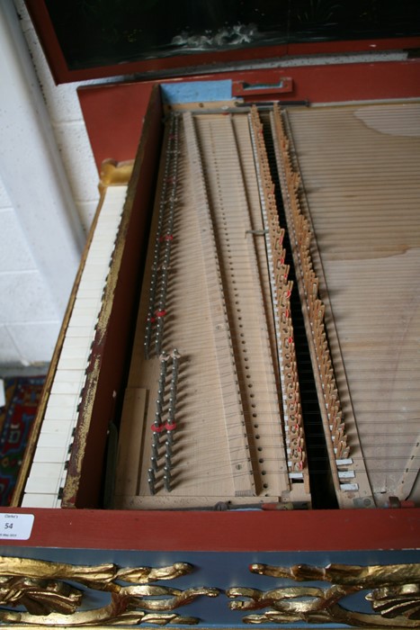 An 18th century style single manual harpsichord replica based on Joannes Dulcken's (Atwerpen) - Image 20 of 27