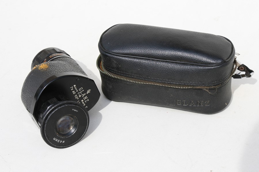 A Glanz Micro T-M Mk III 7 x 40 monocular numbered 198040