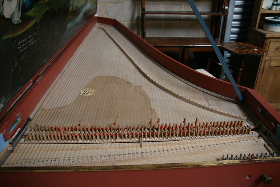 An 18th century style single manual harpsichord replica based on Joannes Dulcken's (Atwerpen) - Image 10 of 27