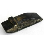 A cast bronze WW1 tank paper weight stamped FOSTER. MAY 1916. Length 16.5cms (6.5ins)