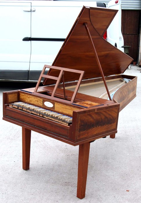 An 18th century style James Mogford of Salisbury, single manual fortepiano based on a model after - Image 5 of 14