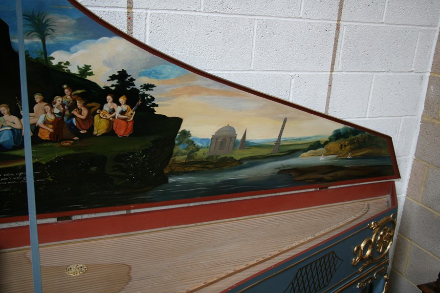 An 18th century style single manual harpsichord replica based on Joannes Dulcken's (Atwerpen) - Image 4 of 27