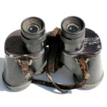 A pair of 1944 dated military marked Canadian Army binoculars made by R.E.L.
