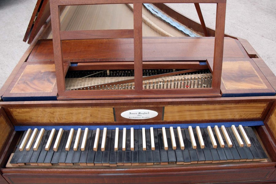 An 18th century style James Mogford of Salisbury, single manual fortepiano based on a model after - Image 3 of 14