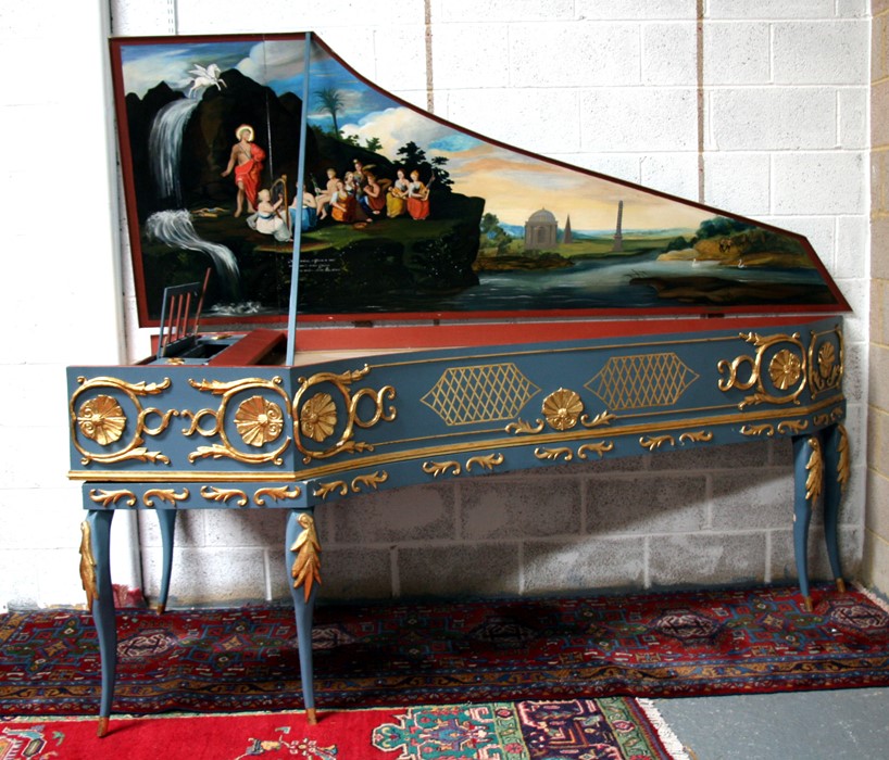 An 18th century style single manual harpsichord replica based on Joannes Dulcken's (Atwerpen) - Image 22 of 27