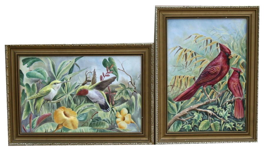 A set of four Connoisseur of Malvern Limited Edition ornithological plaques - Red Eyed Vireo, no. - Image 2 of 7