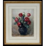 Hely Augustus Morton Smith RBA RBC (1862-1941) - Still Life of Roses in a Jug - signed lower