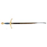 An Elizabeth II 1944-1994 commemorative sword by Wilkinson's Swords, the blade etched ' To