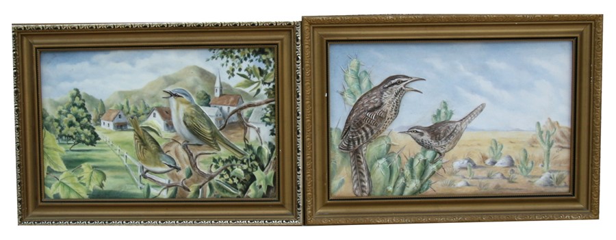 A set of four Connoisseur of Malvern Limited Edition ornithological plaques - Red Eyed Vireo, no. - Image 3 of 7