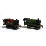 Two Hornby 'O' gauge clockwork locomotives (2).