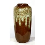 A West German pottery vase, numbered '51745' to underside, 46cms (18ins) high.