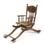 A late 19th century metamorphic high chair.
