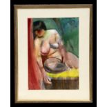 Samuel Dodwell (1909-1990) - Alison - study of a nude, signed lower left, watercolour, Mall