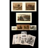 A quantity of 19th century fishing related engravings and ephemera to include 'Fly Fishing' and '