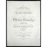 Clara Maria Leigh Pope (c.1750-1838 British) a facsimile folio, 'A Monograph on the Genus Camellia',
