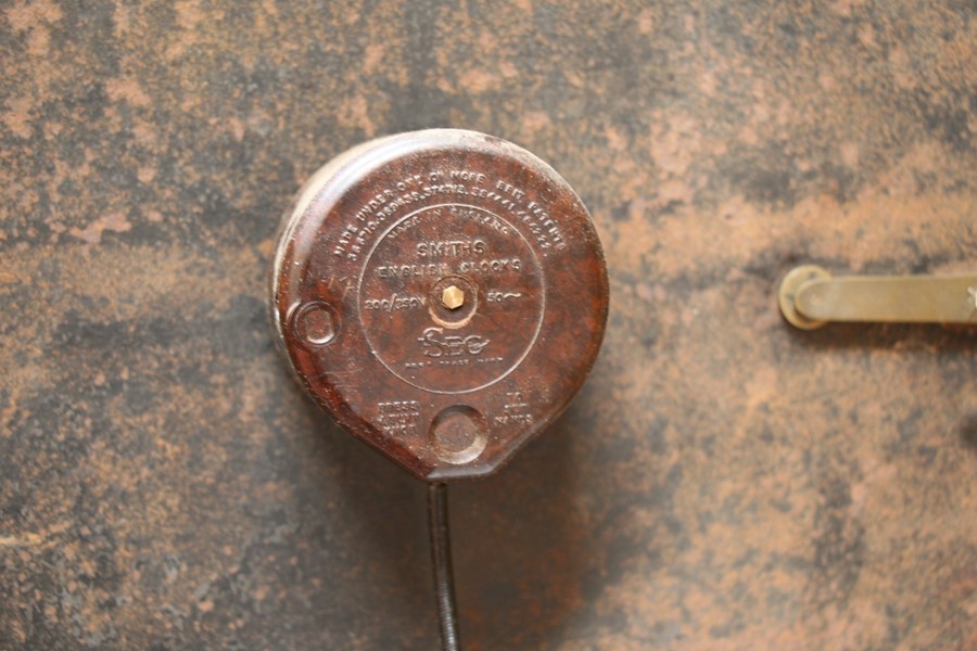 A 19th century Automaton picture clock depicting figures by a church (later movement), overall 70 by - Image 7 of 7