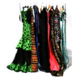 A large quantity of ladies vintage designer clothing to include dresses by Helene of