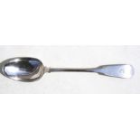 An early 19th century Scottish silver basting spoon, Glasgow 1824, with makers mark for Mitchell &
