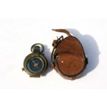 A 1915 dated military marked Verners Pattern Mk.VII compass marked ED. Koehn Geneva Switzerland No.