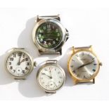 A group of wristwatches to include Sekonda and trench watches (4)