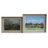 W A Thuillier - Country Landscape Scene - initialled lower right, watercolour, 34 by 25cms (13.5