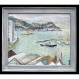 Raymonde Parsons (modern British) - Harbour Scene - signed lower left and dated 1979, oil on canvas,