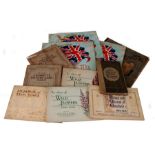 A quantity of Wills and Players cigarette cards and other items.