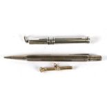 A silver Sampson Mordan propelling pencil; together with a silver Yard-O-Led propelling pencil and a