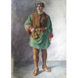 Early 20th century school, portrait of an actor dressed as Robin Hood (possibly Errol Flynn),