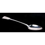 A George III silver basting spoon, London 1818 and makers mark for Thomas Wilkes Barker, weight