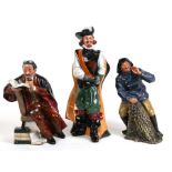 Three Royal Doulton figures - Sea Harvest, HN2257, - Cavalier, HN2716, and - The Professor,