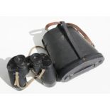 A pair of Canadian military binoculars, stamped 'CCB40MA 7x50', numbered '20144-C.
