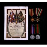 A Royal Northumberland Fusiliers certificate of service named to 4268852 Fusilier William Barker