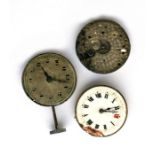 Three Rolex wristwatch movements (a/f).