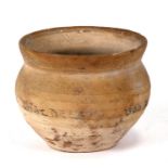 Antiquities. An early pottery Mesopotamia Ur pot with pencil date '1300 BC' pencil inscription to