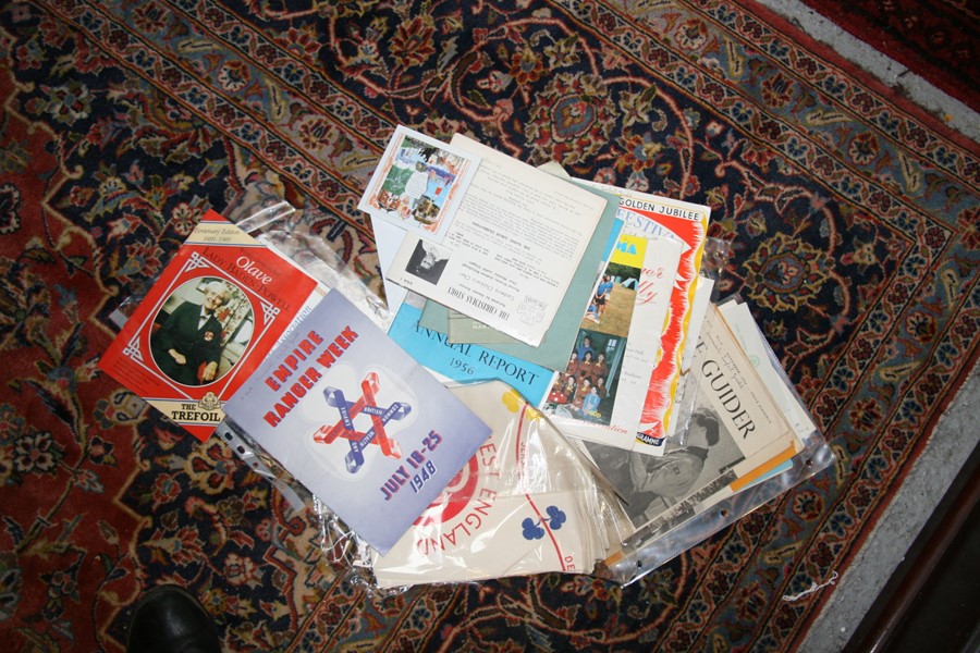 A large collection of items relating to the Girl Guides, including badges, post cards and - Image 2 of 8