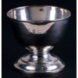 A Guernsey silver footed bowl, 129g, 8cms (3.1ins) high.