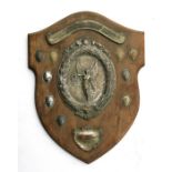 Local Interest. Salisbury Area Senior School's Football Challenge shield, dating from 1937 with