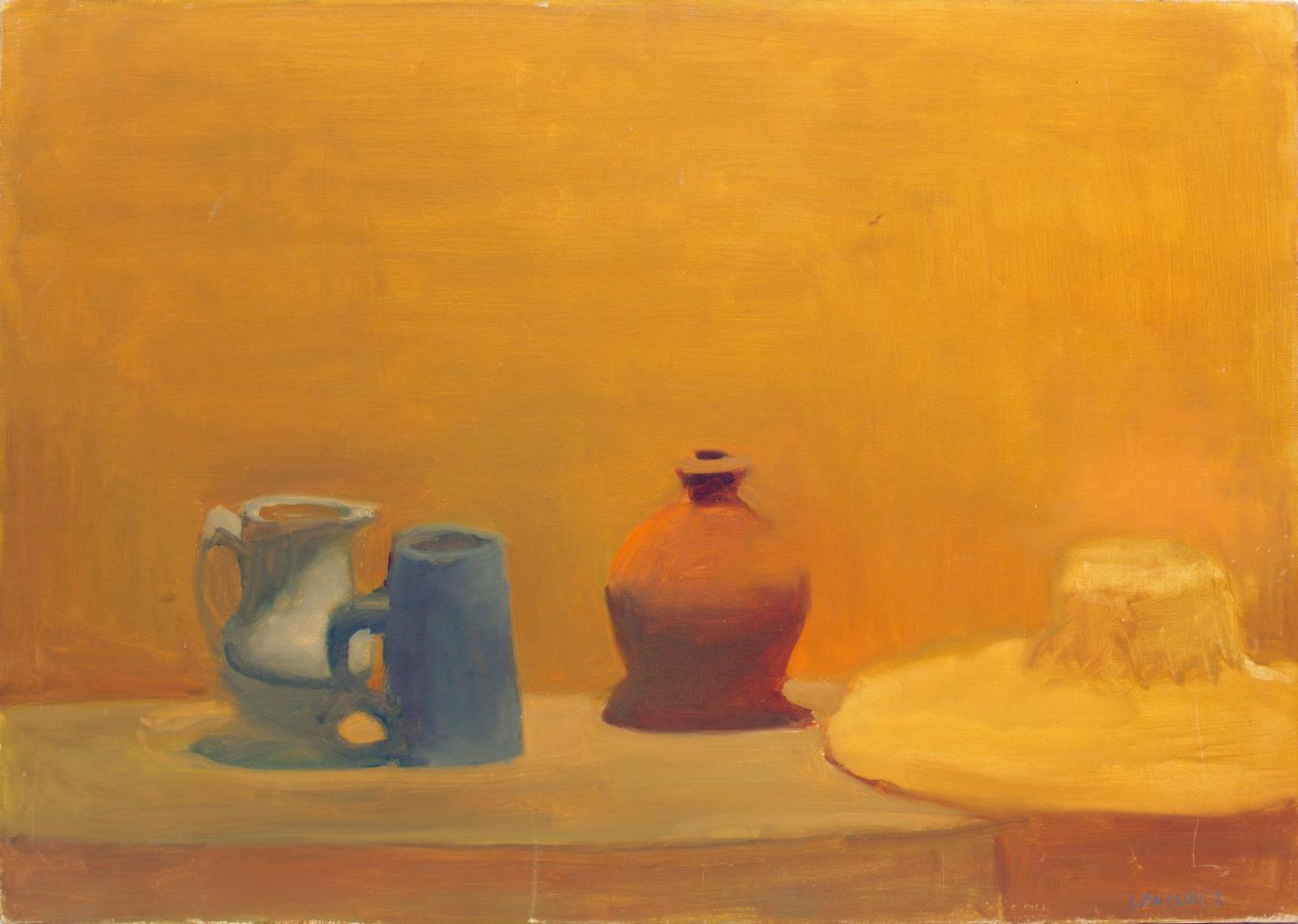 Jean LANGLOIS (8 mars 1923-15 janvier 2014) - « Chapeau de paille et poteries sur [...]